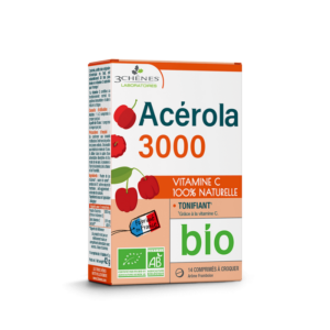 3 CHÊNES ORGANIC ACEROLA 3000 14 COMPRIMES
