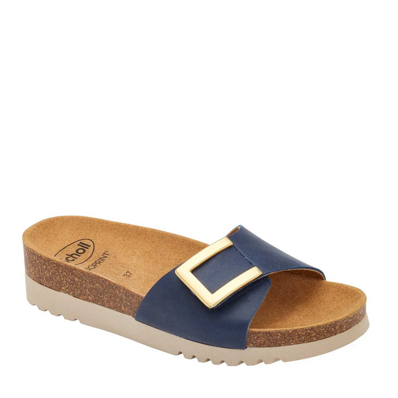 Scholl Monterey Mule - Sabot Orthopédique Femme - Bleu