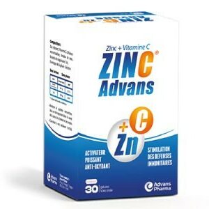 ADVANS PHARMA ZINC ADVANS, 30 GELULES