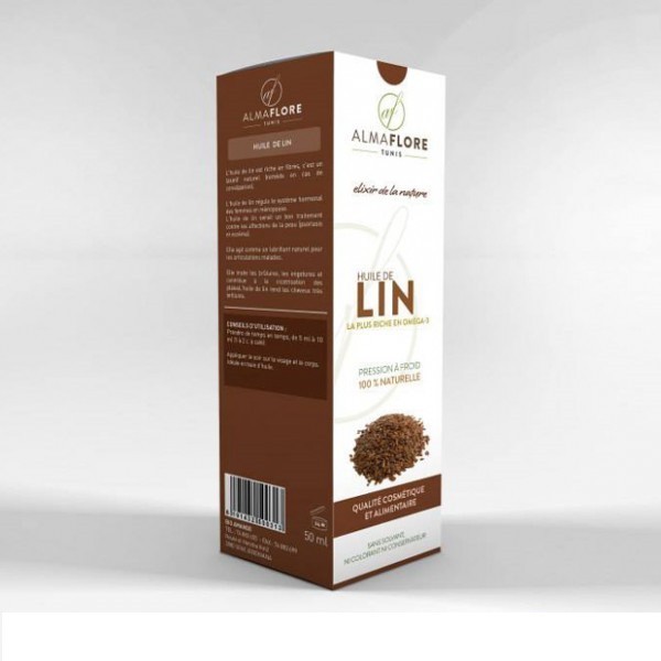 ALMAFLORE HUILE DE LIN 50ML