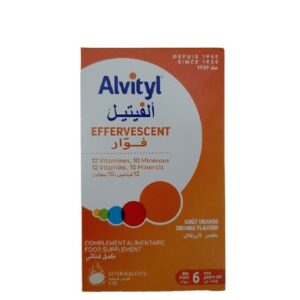 ALVITYL MULTIVITAMINE EFFERVESCENT SANS SUCRE B/30