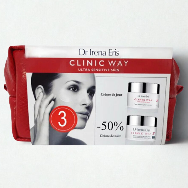 CLINIC WAY TROUSSE 3 CREME DE JOUR +CREME DE NUIT (-50%)