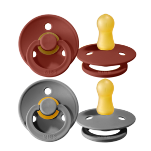 BIBS 02 SUCETTES PACIFIER RUST SMOKE 6M+ SIZE 2