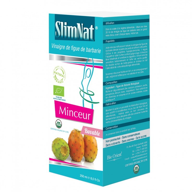 BIO ORIENT SLIMNAT VINAIGRE DE FIGUE DE BARBARIE BIO 250ML