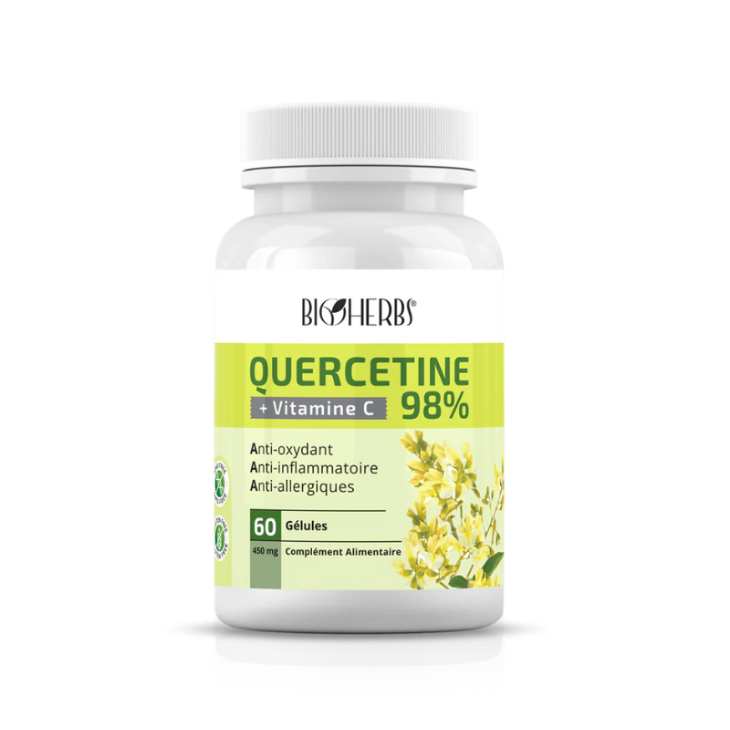 BIOHERBS QUERCETINE 98% 60 GELULES