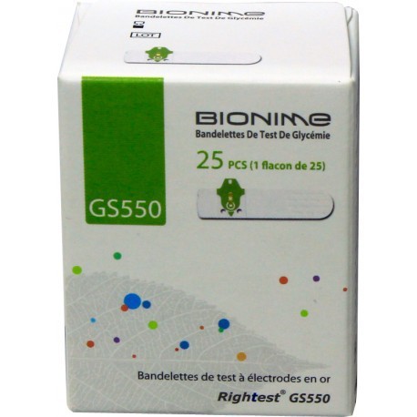 BIONIME BOITE DE 25 BANDELETTES