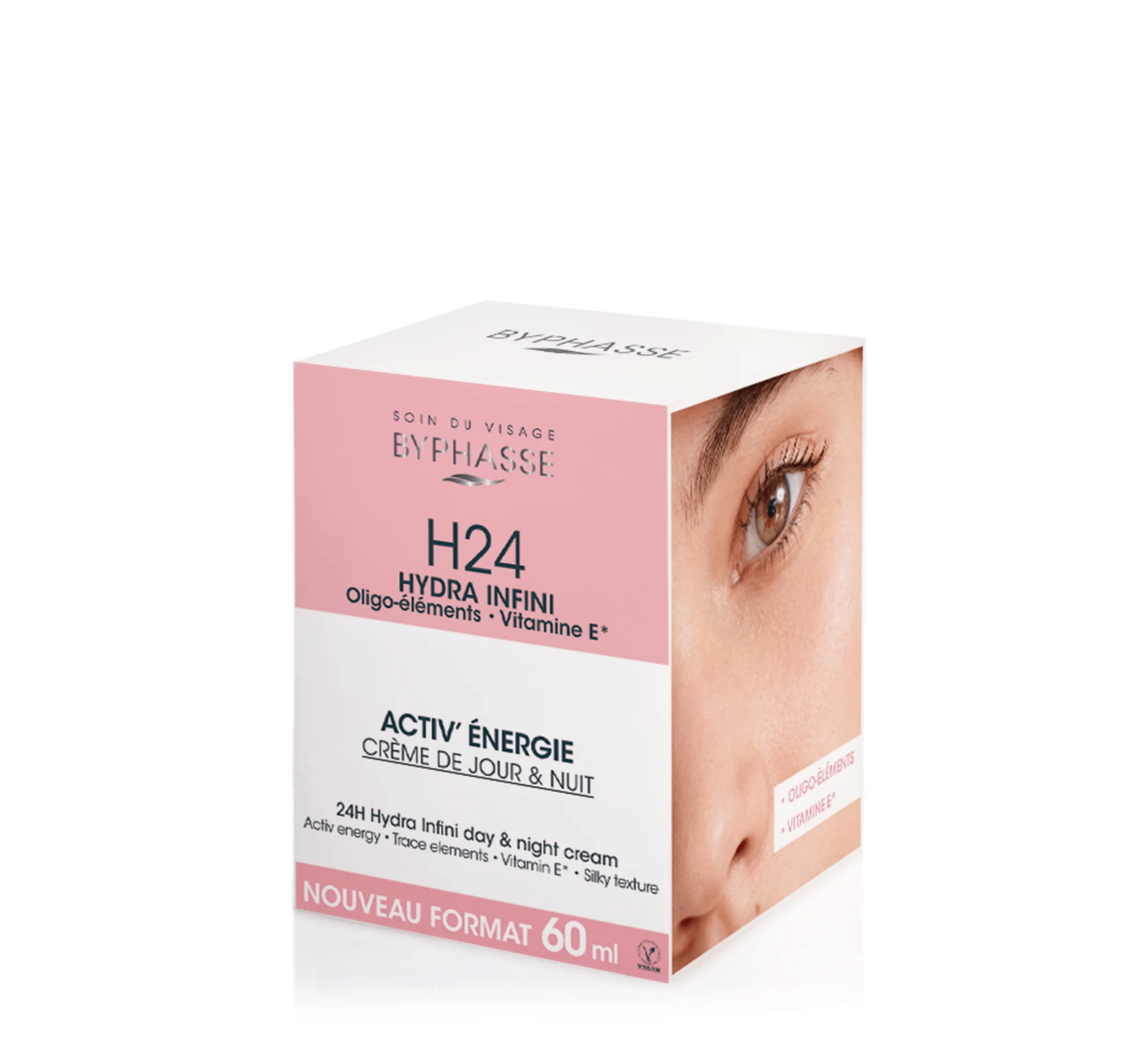 BYPHASSE ACTIV ENERGIE CREME JOUR & NUIT HYDRA INFINI 24H 50ML