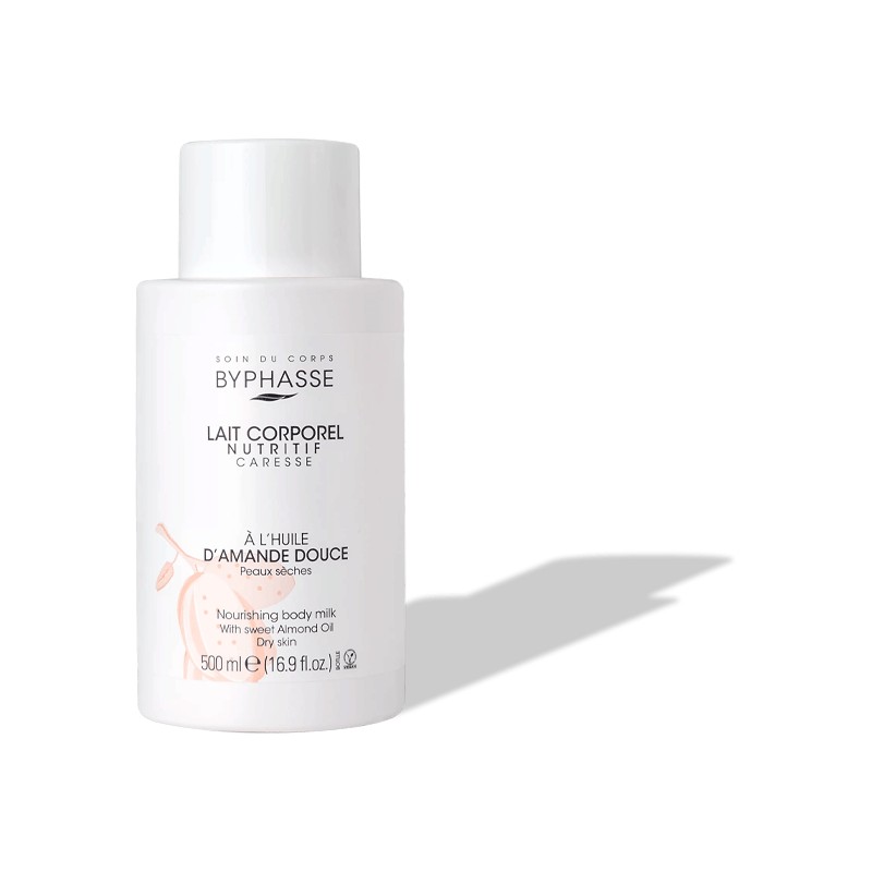 BYPHASSE LAIT CORPOREL NUTRITIF A L’HUILE D’AMANDE DOUCE 500ML