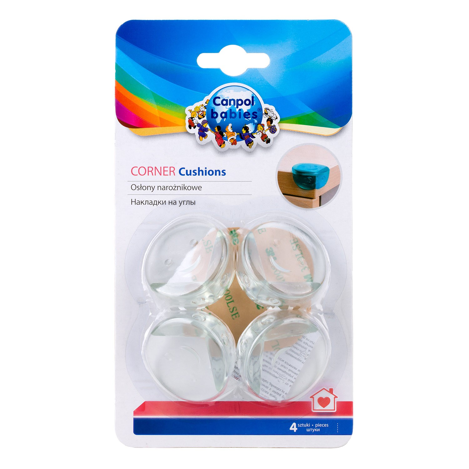 CANPOL BABIES PROTECTIONS DE COINS, 4 PCS 74/012