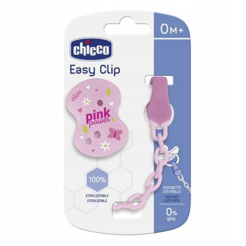 CHICCO ATTACHE SUCETTE EASY CLIP 0M+