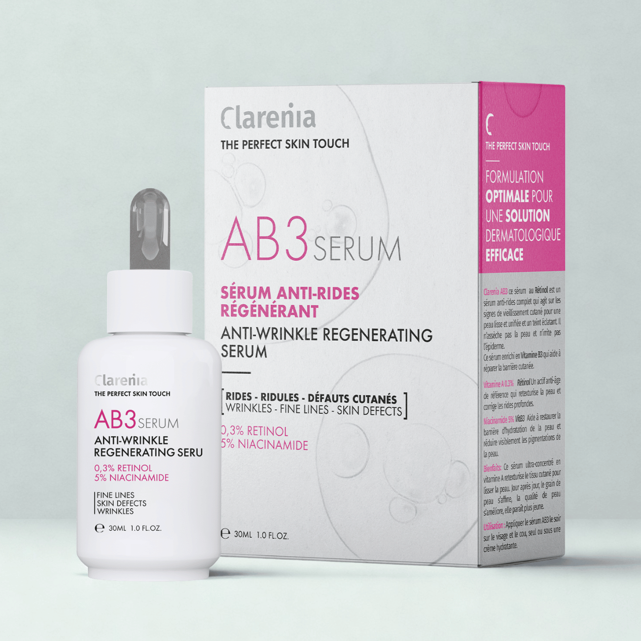 CLARENIA AB3 SERUM ANTI RIDES REGENERANT 30ML