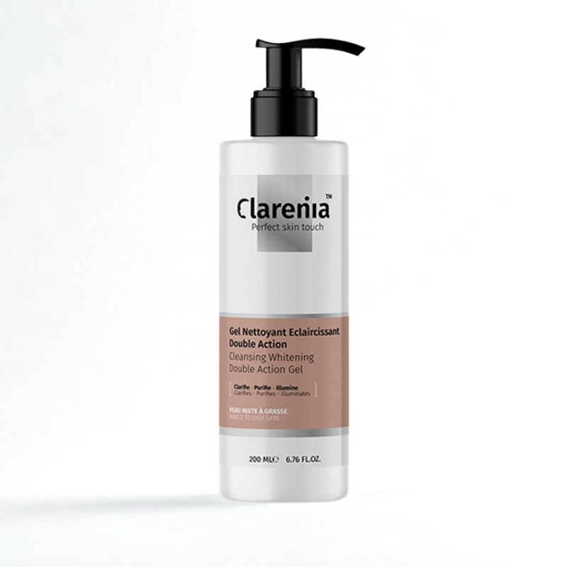 CLARENIA GEL NETTOYANT ECLAIRCISSANT DOUBLE ACTION PMG 200ML