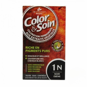 3 CHENES COLOR & SOIN COLORATION NOIR EBENE 1N
