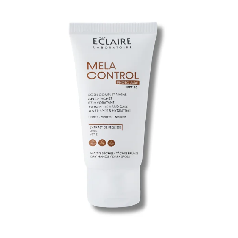 ECLAIRE MELA CONTROL CREME MAINS SPF20 ANTI AGE ANTI TACHES 50ML