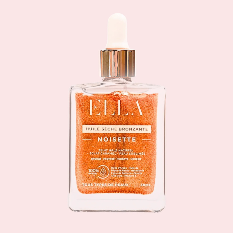 ELLA HUILE SECHE BRONZANTE 50ML ( ROSE GOLD / NOISETTE / DOREE )