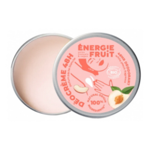 ENERGIE FRUIT DEO CREME 48H PARFUM PECHE BLANCHE BIO 45G