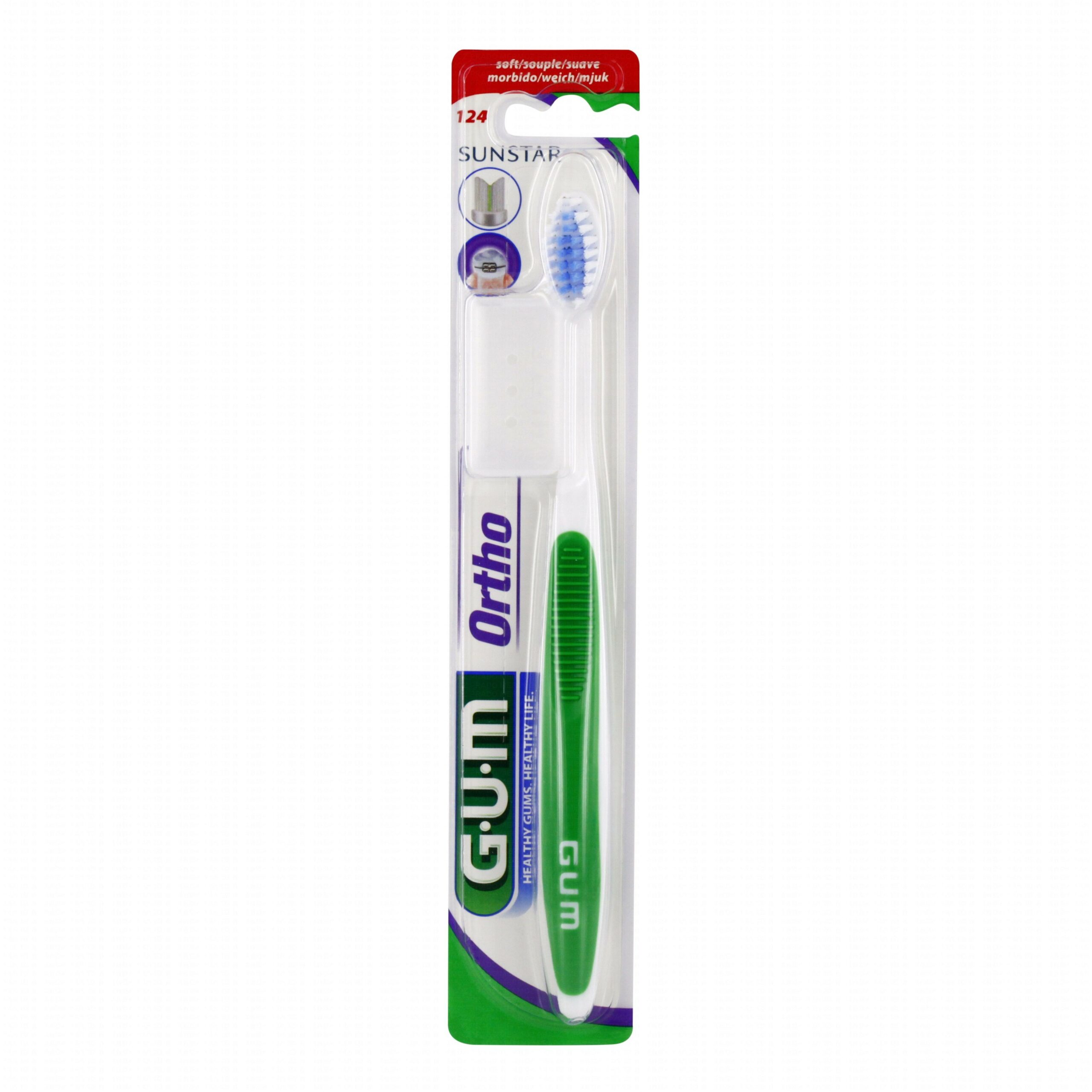 GUM BROSSE A DENTS ORTHO 124