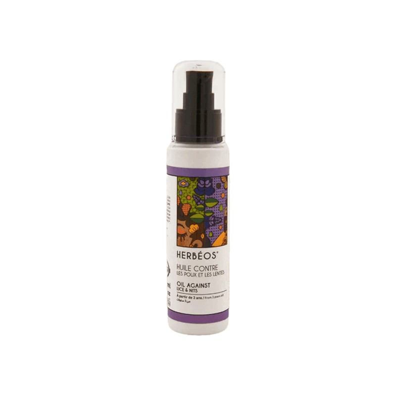HERBEOS HUILE CONTRE LES POUX ET LES LENTES 100ML