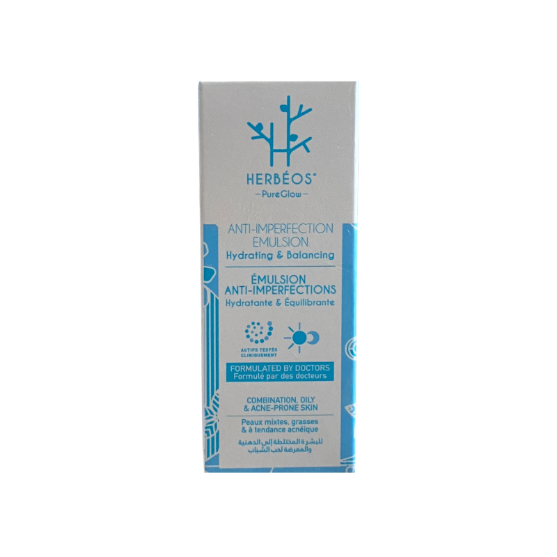 HERBEOS PURE GLOW EMULISION HYDRATANTE ANTI IMPERFECTIONS 40ML