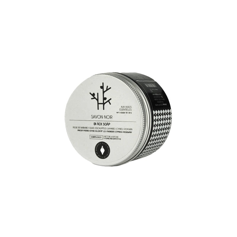 HERBEOS SAVON NOIR AUX HUILES ESSENTIELLES 150ML