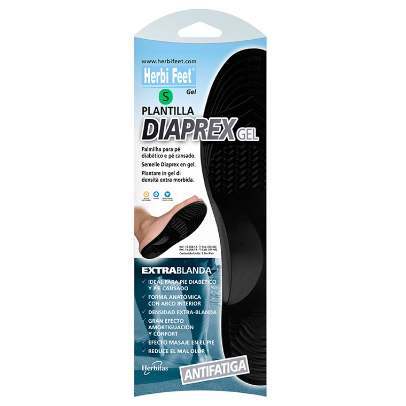 HERBI FEET SEMELLE ANTI-FATIGUE DIAPREX TAILLE S/L