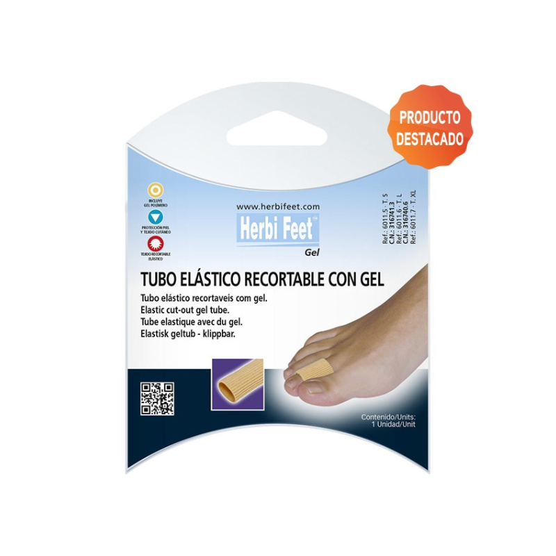 HERBI FEET TUBE ELASTIQUE AVEC GEL S REF 6011.5