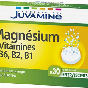 JUVAMINE MAGNESIUM & VITAMINES B6 B2 B1 30 COMPRIMES EFFERVESCENTS