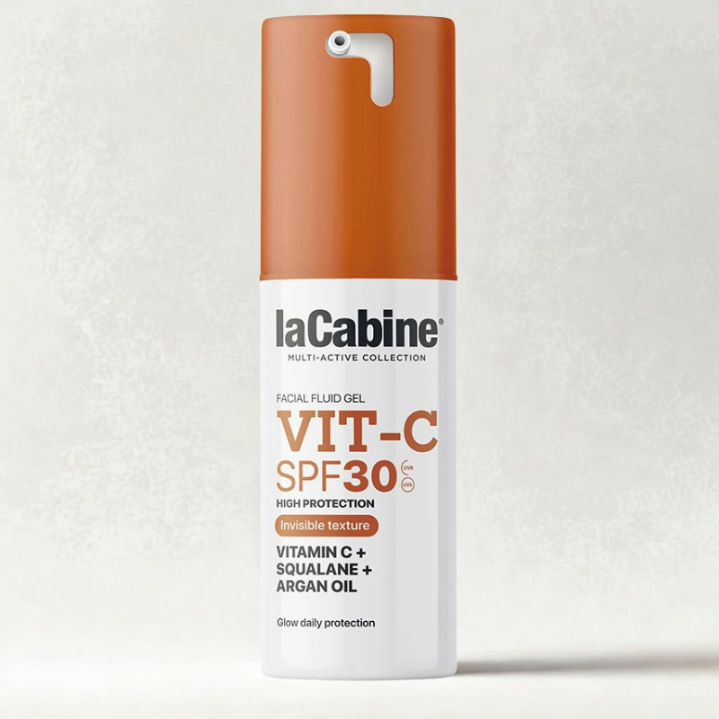 LA CABINE VIT C INVISIBLE FACIAL FLUID GEL SPF30 30ML