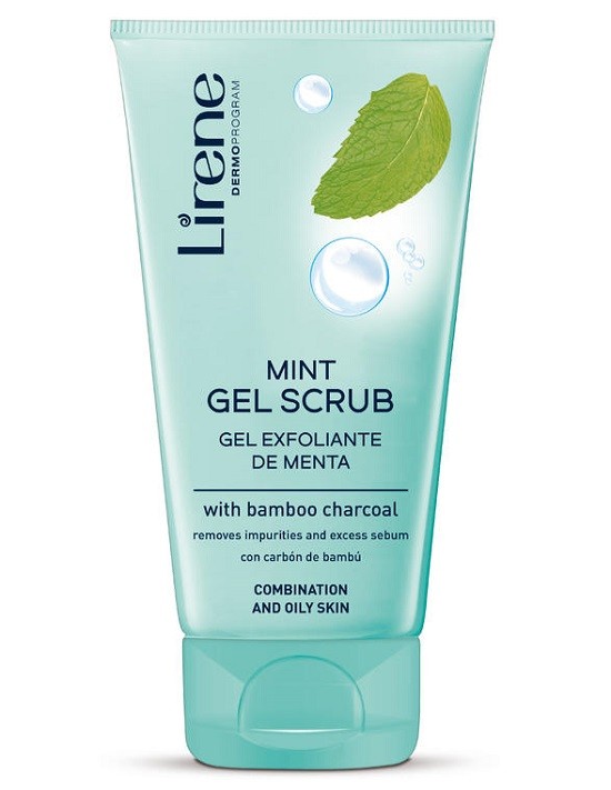 LIRENE GEL SCRUB MENTHE AU CHARBON DE BAMBOU 150ML