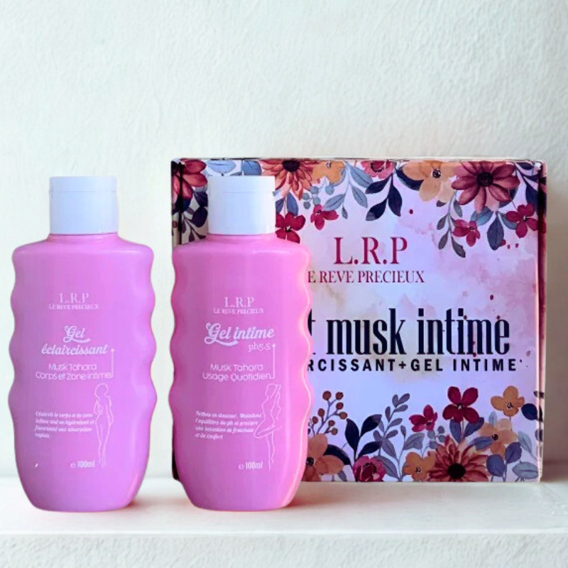 LE REVE PRECIEUX COFFRET MUSK INTIME GEL ECLAIRCISSANT 100ML+GEL INTIME 100ML