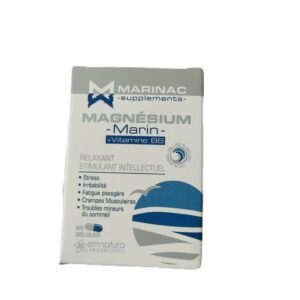 MARINAC MAGNESIUM MARIN+VITAMINE B6 60 GELULES