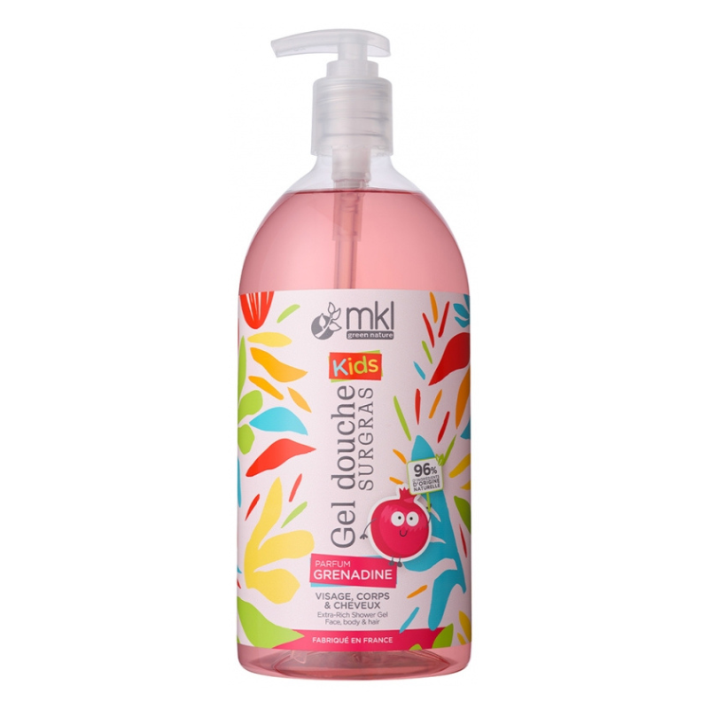 MKL GREEN NATURE GEL DOUCHE SURGRAS GRENADINE 1L