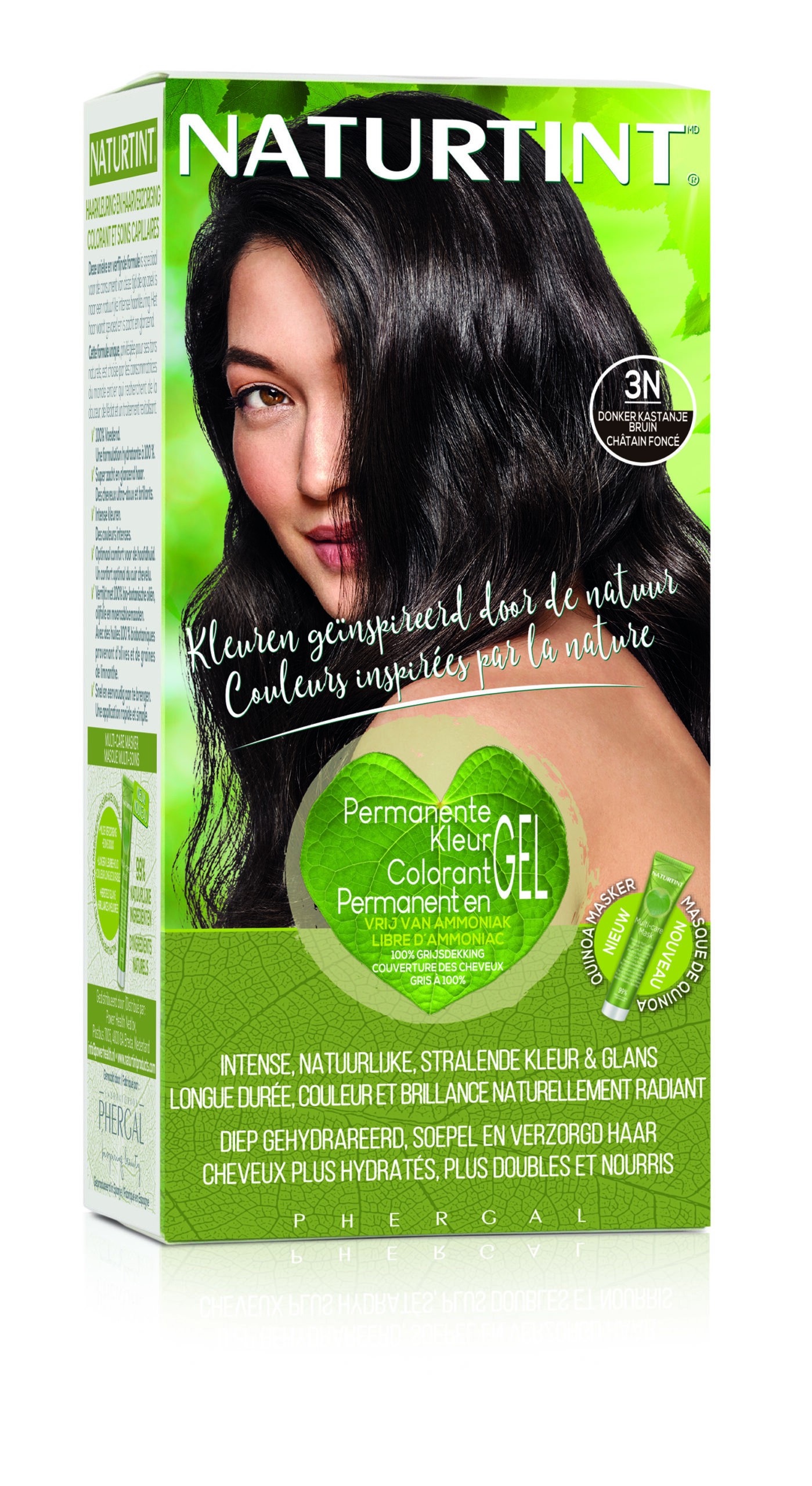 NATURTINT COLORATION PERMANANTE 3N CHATAIN FONCE 170 ML