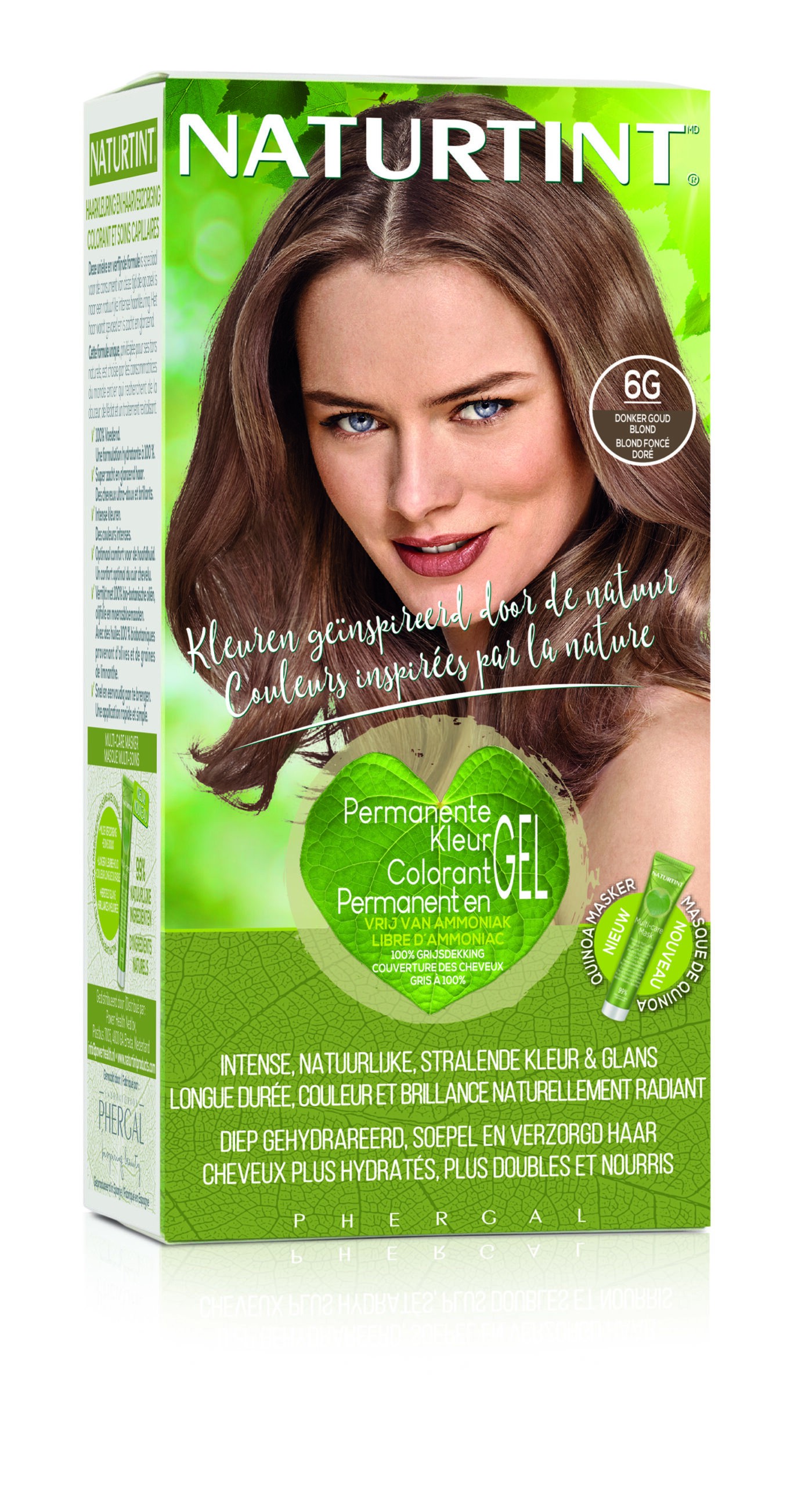 NATURTINT COLORATION PERMANANTE 6G CHATAIN FONCE DORE 170 ML