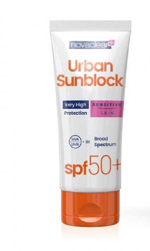NOVACLEAR URBAN SUNBLOCK SENSITIVE SKIN SPF50+ 40ML