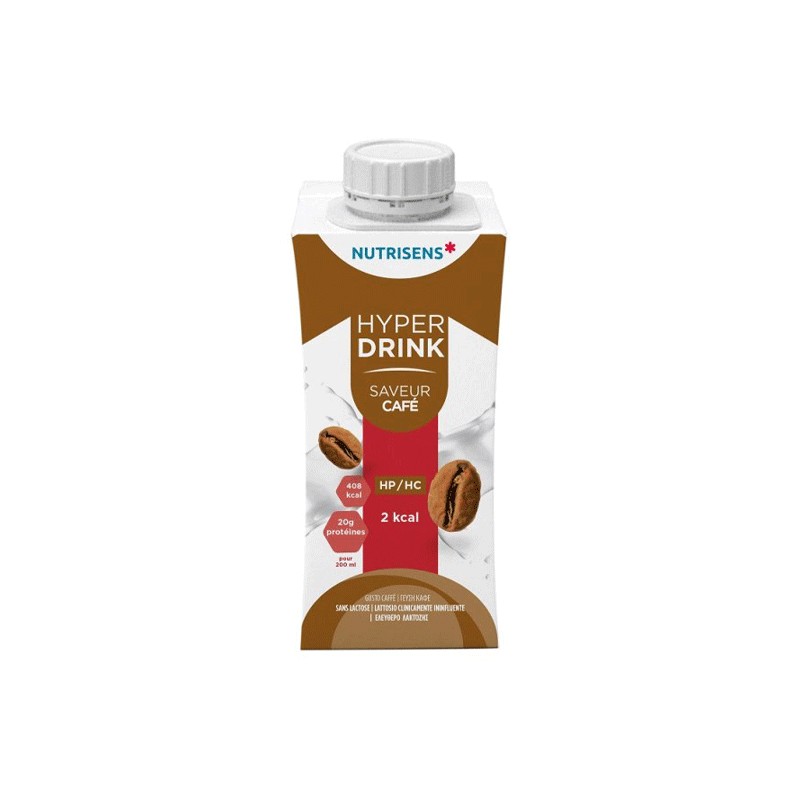NUTRISENS HYPERDRINK SAVEUR CAFE 200ML