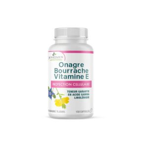 3 CHENES ONAGRE BOURRACHE VITAMINE E 150 CAPSULES