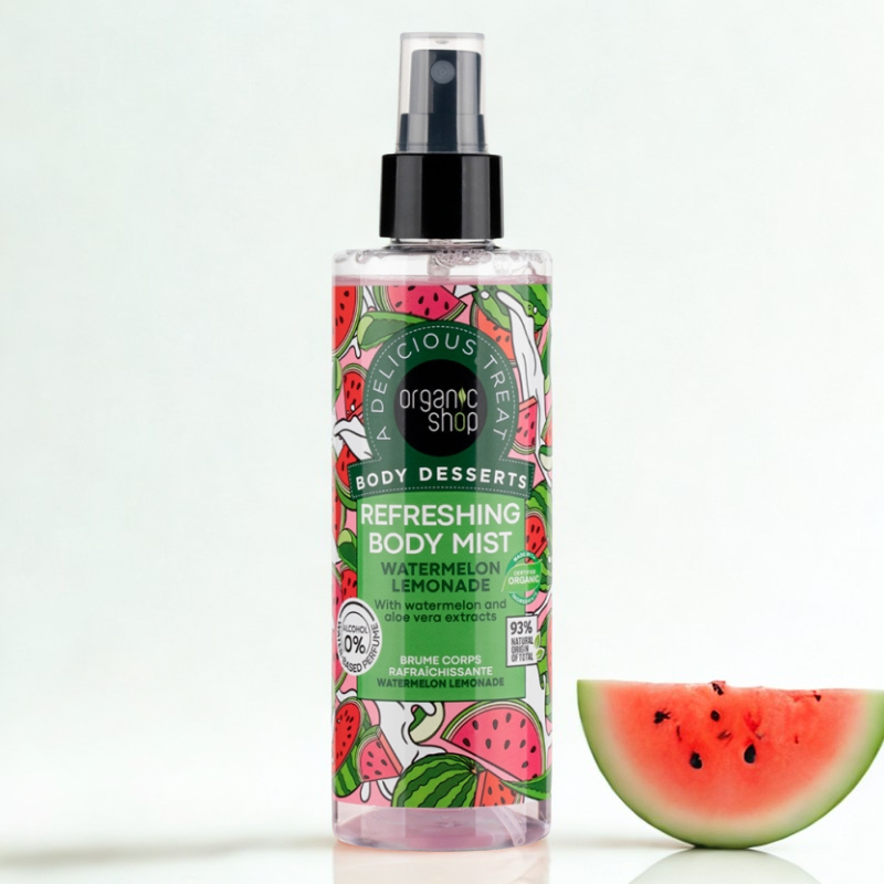 ORGANIC SHOP BODY DESSERTS BRUME CORPS RAFRAICHISSANTE WATERMELON 200ML