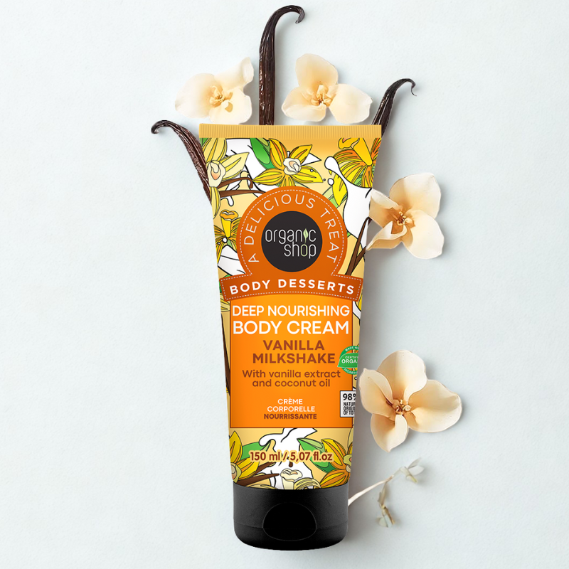 ORGANIC SHOP BODY DESSERTS CREME CORPORELLE MILKSHAKE A LA VANILLE 150ML