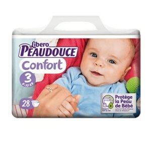 PEAUDOUCE CONFORT 5-10Kg TAILLE 3, 28 UNITES