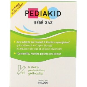 PEDIAKID BEBE GAZ 12 STICKS