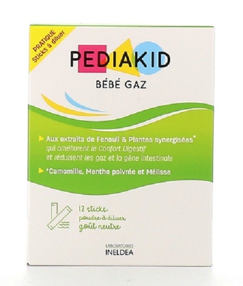 PEDIAKID BEBE GAZ 12 STICKS