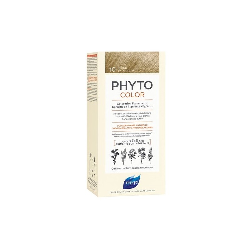 PHYTO PHYTOCOLOR 10 BLOND EXTRA CLAIR