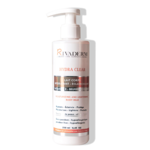 RIVADERM HYDRA CLEAR LAIT DE CORPS HYDRATANT ET ÉCLAIRCISSANT 250ML