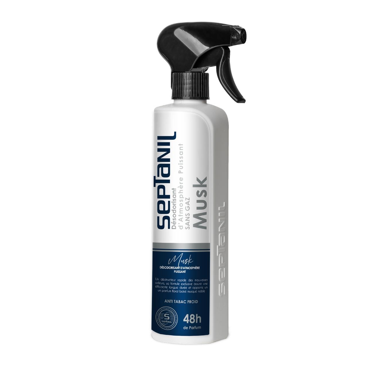 SEPTANIL DESODORISANT D'ATMOSPHERE PUISSANT MUSK 500ML
