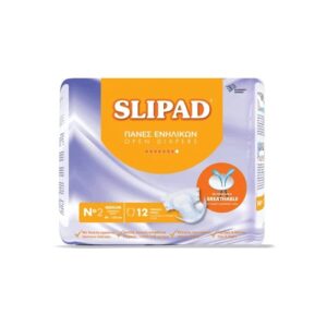 SLIPAD DIAPERS MEDIUM 12 PIECES