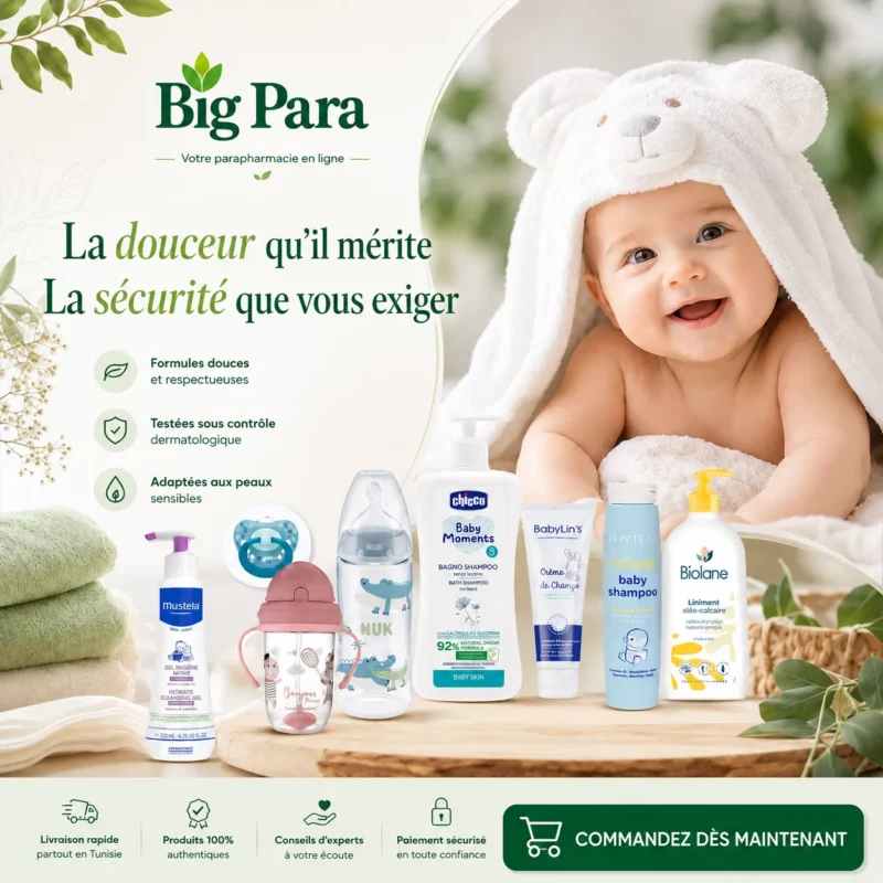 Soins bébé Tunisie