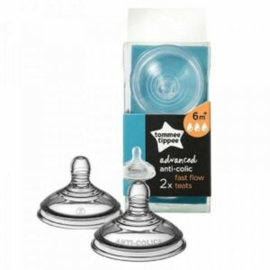 TOMMEE TIPPEE ADVANCED ANTI-COLIQUE 2 TETINES DEBIT RAPIDE 6M+
