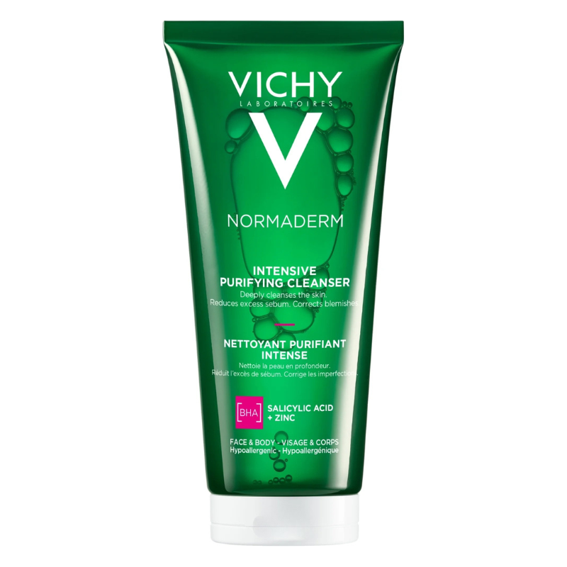 VICHY NORMADERM PHYTOSOLUTION GEL PURIFIANT INTENSE PEAUX GRASSES 200ML