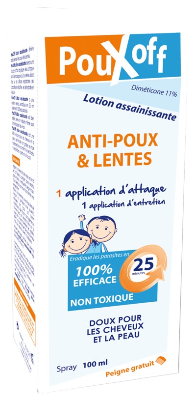 XEN POUXOFF LOTION ANTI POUX SPRAY ENFANTS 100ML